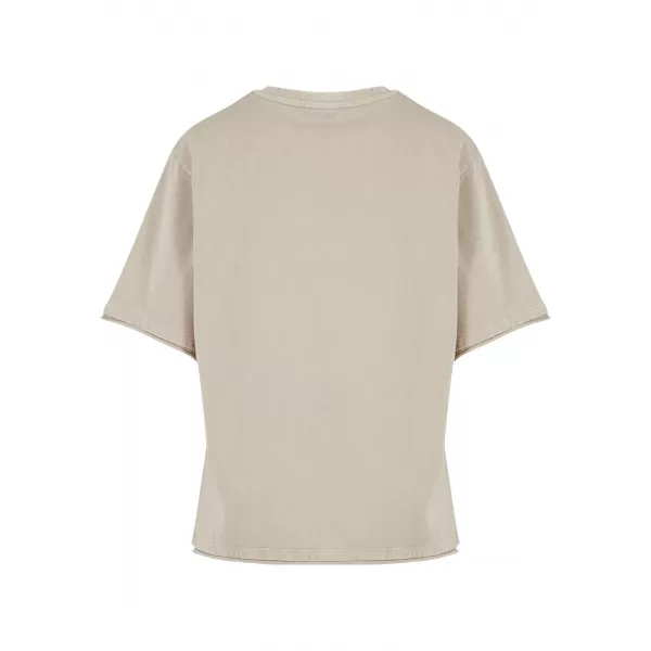  Ženska majica kratkih rukava URBAN CLASSICS TB7465 ČELIČNO SIVA 