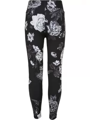 Tajice URBAN CLASSICS UCK4005 TAMNI CVJETNI AOP
