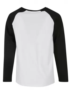 Dječja majica URBAN CLASSICS UCK4539 BIJELO/CRNO