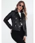 Ženska jakna DSTREET TY4178 CRNI