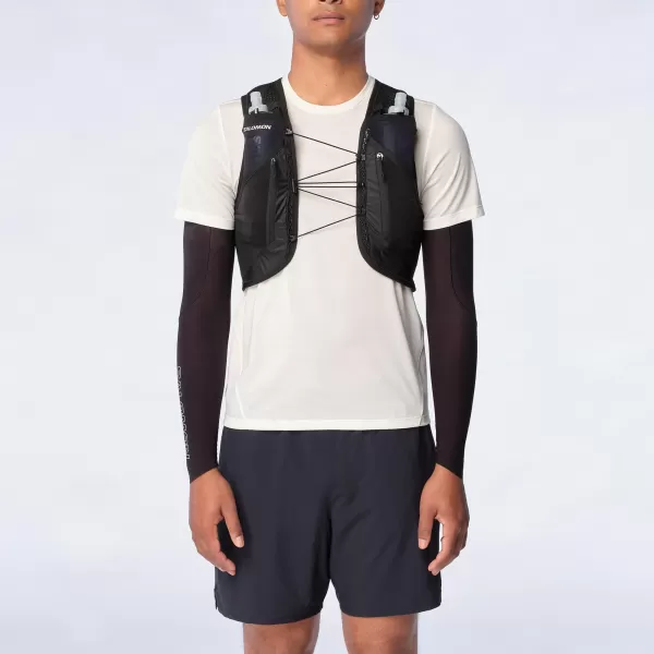  Muški ruksak SALOMON ACTIVE SKIN 12 SET LC2177400 CRNO/METALNO 