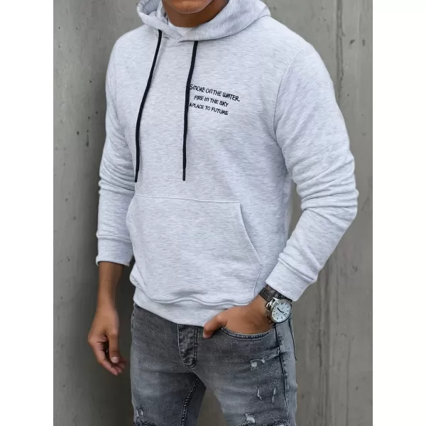  Muška dukserica DSTREET BX5462 SVIJETLO SIVE BOJE 