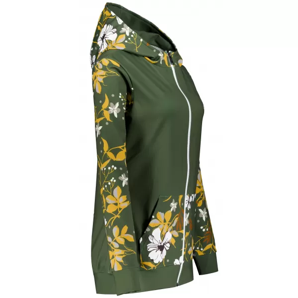  Ženska dukserica na Zip Premium ALTISPORT VOJ/ALW063MI02 KAKI 