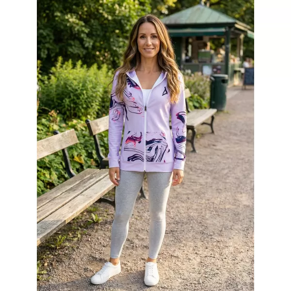  Ženska dukserica na Zip Premium ALTISPORT VOJ/ALW064MI02 LILA 