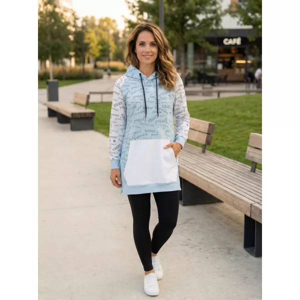  Ženska funkcionalna dukserica premija ALTISPORT VOJ/ALW067MI03 DJEČJA PLAVA BOJA 
