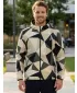 Muška dukserica na zip premium ALTISPORT VOJ/ALM007MI02 SMEĐI