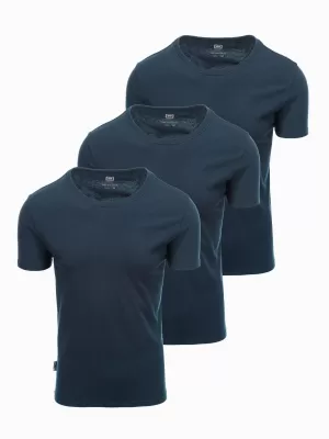 Košulja OMBRE OM-TSBS-0232 3X MORNARSKO PLAVA