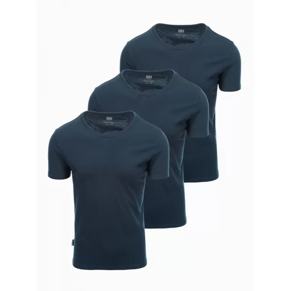  Košulja OMBRE OM-TSBS-0232 3X MORNARSKO PLAVA 