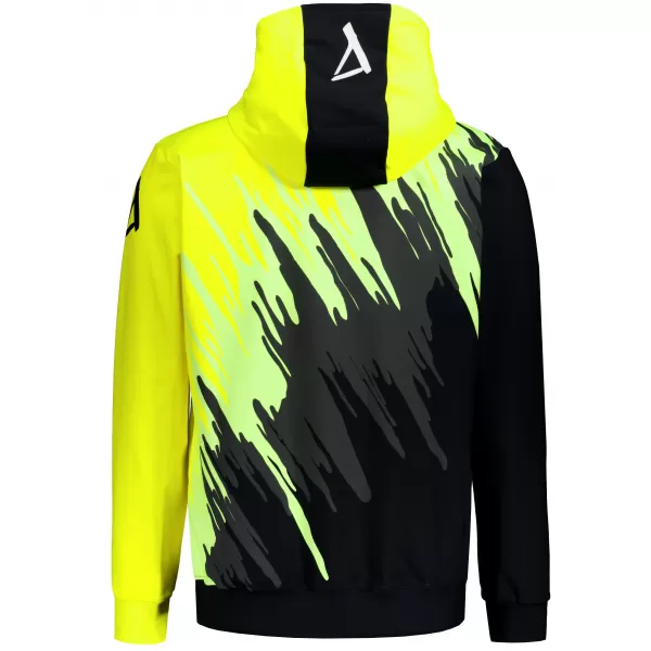  Muška dukserica na zip premium ALTISPORT VOJ/ALM006MI02 CRNI -UKUSAN 