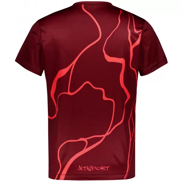  Muška premium funkcionalna majica ALTISPORT VOJ/ALM073TR01 VINO CRVENO 