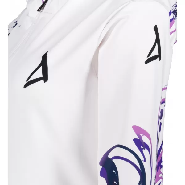  Ženska dukserica na Zip Premium ALTISPORT VOJ/ALW064MI02 BIJELI -VIOLET 