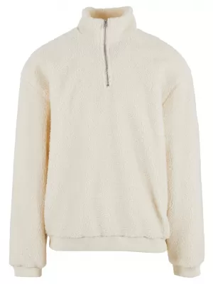 Muški sweatshirt URBAN CLASSICS TB7266 BIJELO/PIJESAK