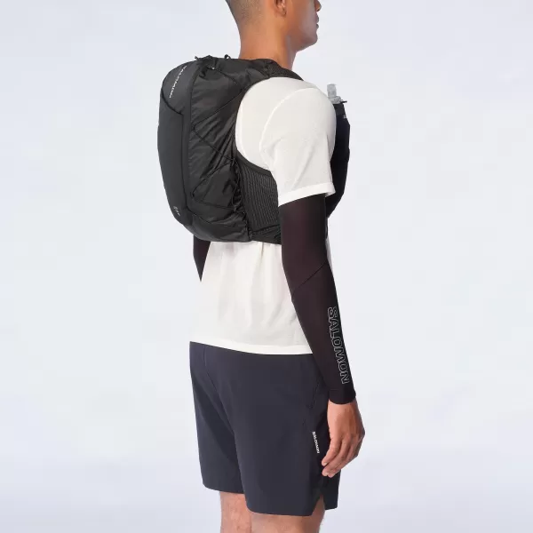  Muški ruksak SALOMON ACTIVE SKIN 12 SET LC2177400 CRNO/METALNO 