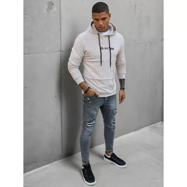  Muška dukserica DSTREET BX5477 KARAMELA 