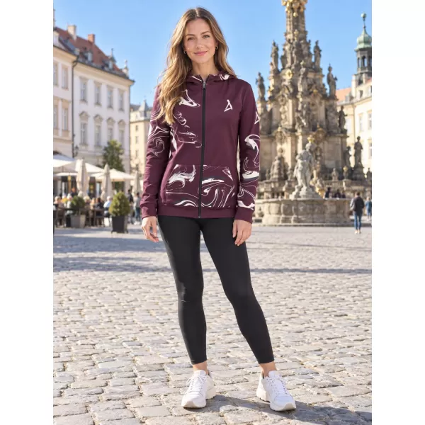  Ženska dukserica na Zip Premium ALTISPORT VOJ/ALW064MI02 RUDA 