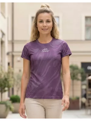 Ženska premium funkcionalna majica ALTISPORT VOJ/ALW072TR01 LJUBIČASTA