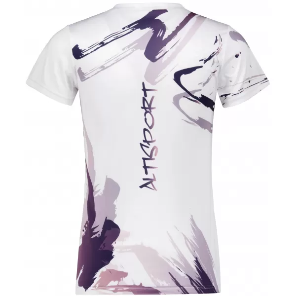  Ženska premium funkcionalna majica ALTISPORT VOJ/ALW074TR01 BIJELA LJUBIČICA 