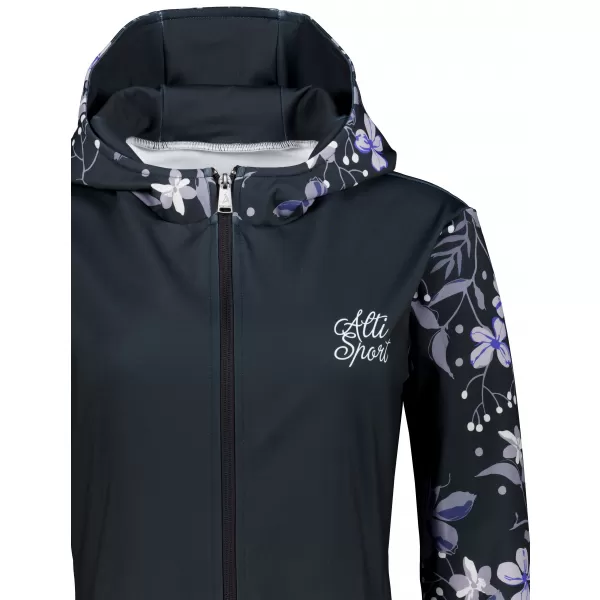  Ženska dukserica na Zip Premium ALTISPORT VOJ/ALW063MI02 CRNI 