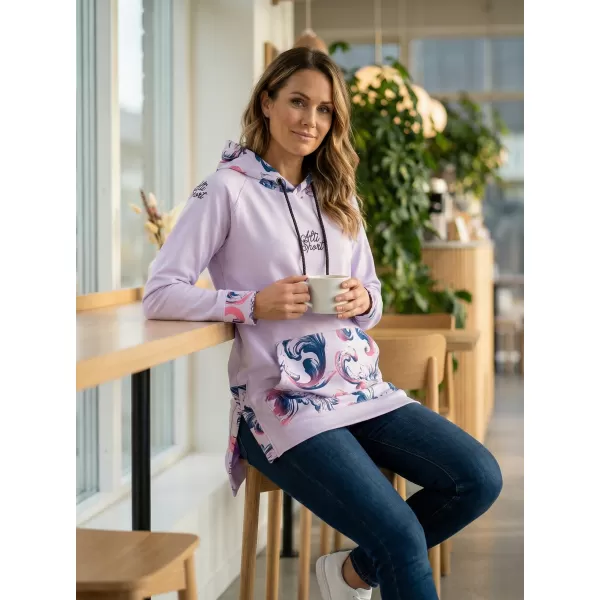  Ženska funkcionalna dukserica premija ALTISPORT VOJ/ALW065MI03 LILA 