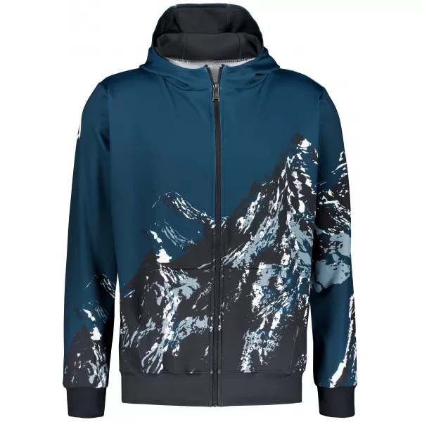  Muška dukserica na zip premium ALTISPORT VOJ/ALM059MI02 MORNARICA 