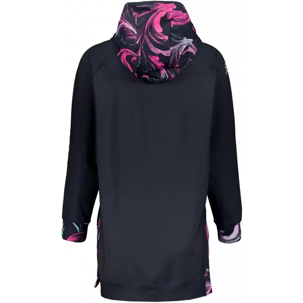  Ženska funkcionalna dukserica premija ALTISPORT VOJ/ALW065MI03 CRNO -PINK 