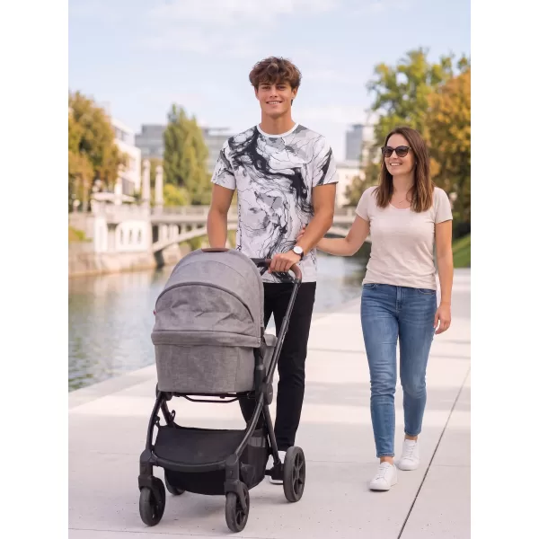  Muška premium funkcionalna majica ALTISPORT VOJ/ALM071TR01 CRNO-BIJELO 