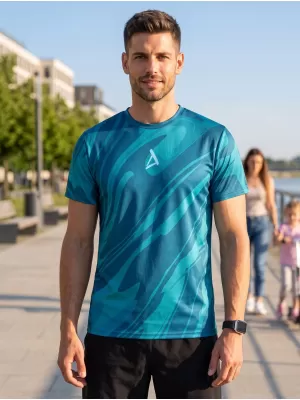 Muška premium funkcionalna majica ALTISPORT VOJ/ALM072TR01 KEROZIN
