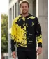 Muška vrhunska majica s patentnim zatvaračem ALTISPORT VOJ/ALM057MI02 FLUO ŽUTA
