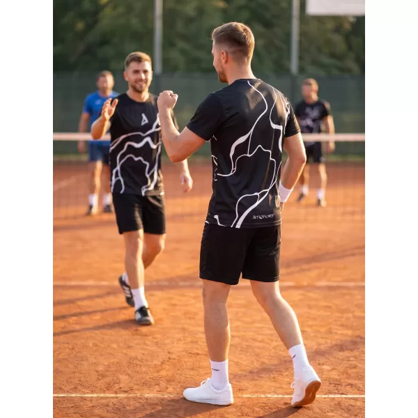 Muška premium funkcionalna majica ALTISPORT VOJ/ALM073TR01 CRNA 