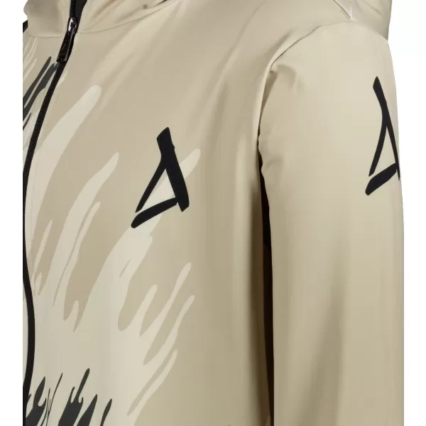  Muška dukserica na zip premium ALTISPORT VOJ/ALM006MI02 CRNA -BRANA 