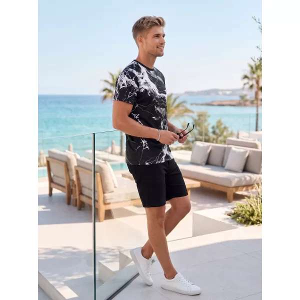  Muška premium funkcionalna majica ALTISPORT VOJ/ALM071TR01 CRNO-BIJELO 