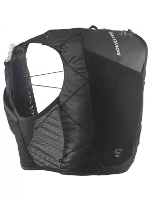 Muški ruksak SALOMON ACTIVE SKIN 12 SET LC2177400 CRNO/METALNO