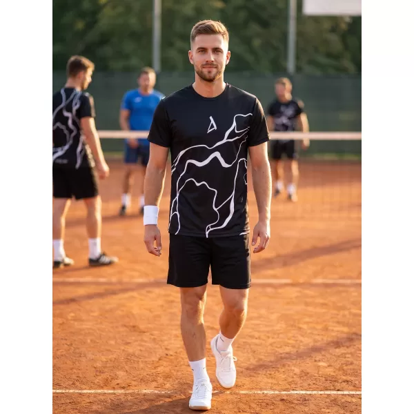  Muška premium funkcionalna majica ALTISPORT VOJ/ALM073TR01 CRNA 