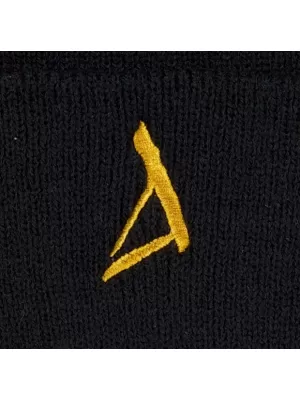 Zimska kapa ALTISPORT ALU002315 CRNO I ZLATNO