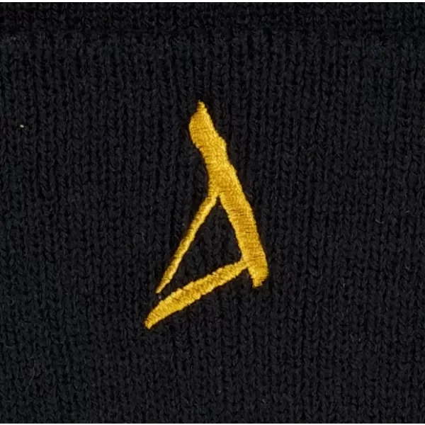  Zimska kapa ALTISPORT ALU002315 CRNO I ZLATNO 