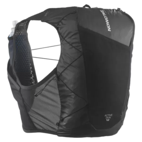  Muški ruksak SALOMON ACTIVE SKIN 12 SET LC2177400 CRNO/METALNO 
