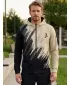 Muška dukserica na zip premium ALTISPORT VOJ/ALM006MI02 CRNA -BRANA