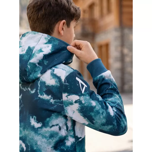  Premium dječja majica ALTISPORT VOJ/ALK066MI01 ZELENO/PLAVO 