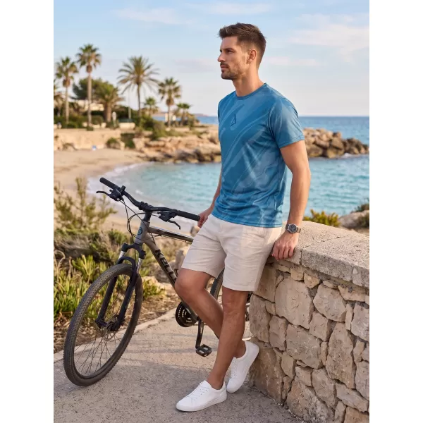  Muški funkcionalni majica premium ALTISPORT VOJ/ALM072TR01 PONOĆNA PLAVA 