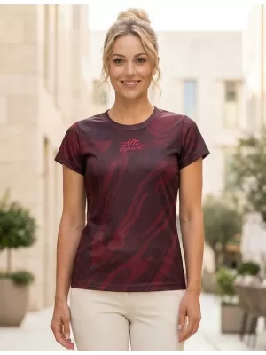 Ženska funkcionalna majica premium ALTISPORT VOJ/ALW072TR01 VINO CRVENA