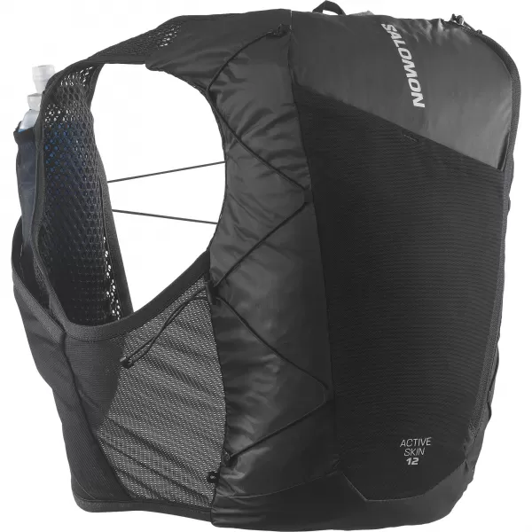  Muški ruksak SALOMON ACTIVE SKIN 12 SET LC2177400 CRNO/METALNO 