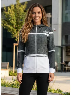 Ženska dukserica na Zip Premium ALTISPORT VOJ/ALW023MI02 SIVA