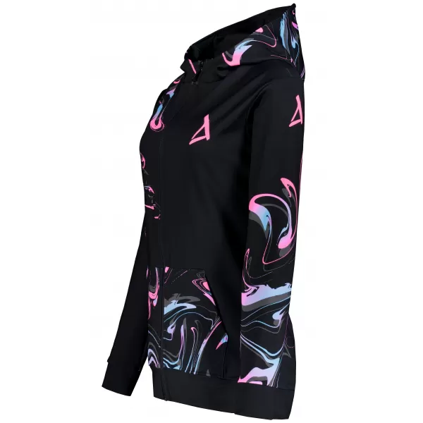  Ženska dukserica na Zip Premium ALTISPORT VOJ/ALW064MI02 CRNO -PINK 