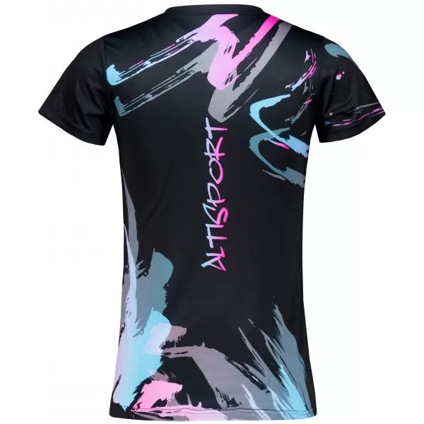  Ženska funkcionalna majica premium ALTISPORT VOJ/ALW074TR01 CRNO -PINK 