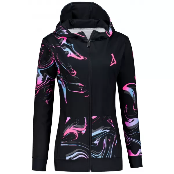  Ženska dukserica na Zip Premium ALTISPORT VOJ/ALW064MI02 CRNO -PINK 
