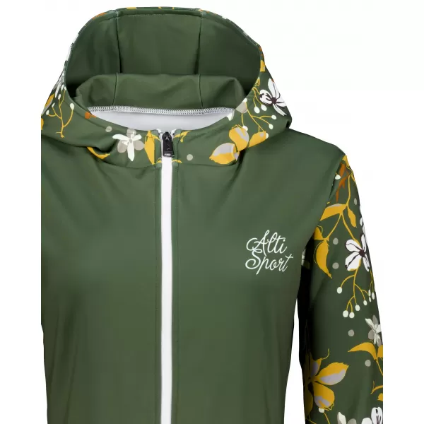  Ženska dukserica na Zip Premium ALTISPORT VOJ/ALW063MI02 KAKI 