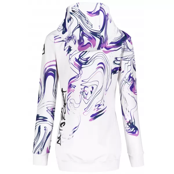  Ženska dukserica na Zip Premium ALTISPORT VOJ/ALW064MI02 BIJELI -VIOLET 