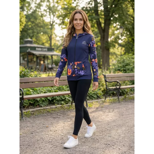  Ženska dukserica na Zip Premium ALTISPORT VOJ/ALW063MI02 TAMNO LJUBIČASTA 