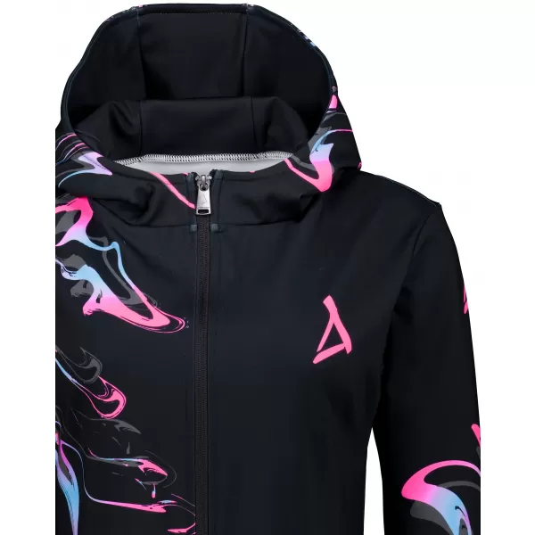  Ženska dukserica na Zip Premium ALTISPORT VOJ/ALW064MI02 CRNO -PINK 