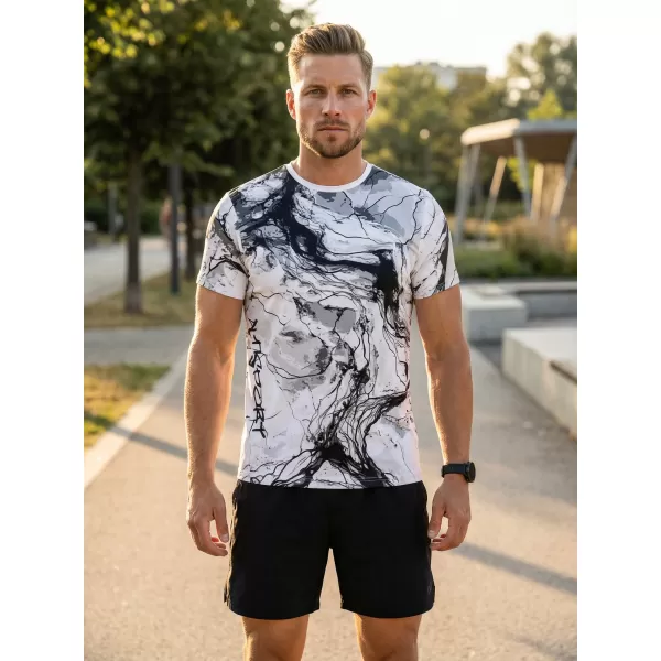  Muška premium funkcionalna majica ALTISPORT VOJ/ALM071TR01 CRNO-BIJELO 